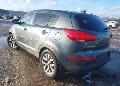 2015 Kia Sportage Lx from USA, damaged, VIN KNDPB3AC4F7690208